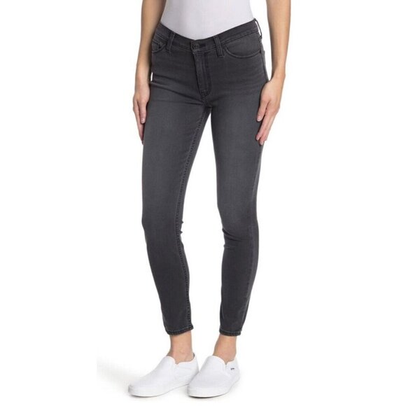 Hudson Denim - Hudson $189 Natalie Mid Rise Skinny Cropped Jeans sz 28 NEW Grey (Manila)